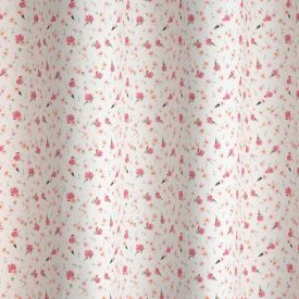 CARAIBI-481 Pink kis Rózsás Dekor függöny 