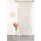 ZENNA 06 - fényáteresztő függöny - Narancs virágos